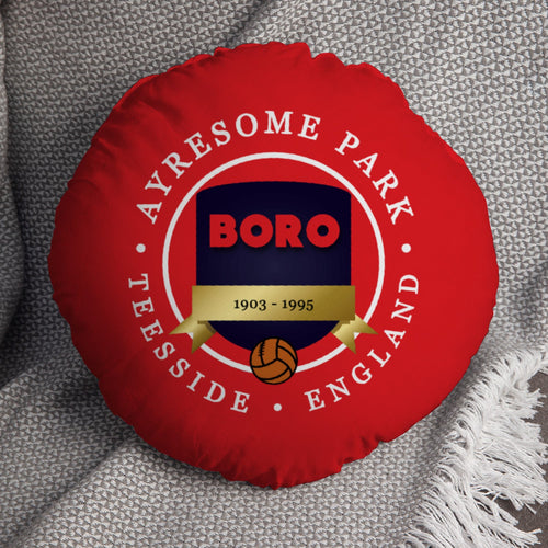 Middlesbrough Ayresome Park - Football Legends - Circle Cushion 14"