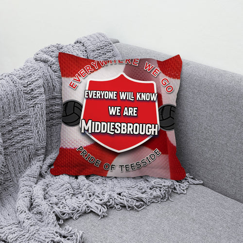 Middlesbrough Everywhere - Football Legends - Cushion 10"