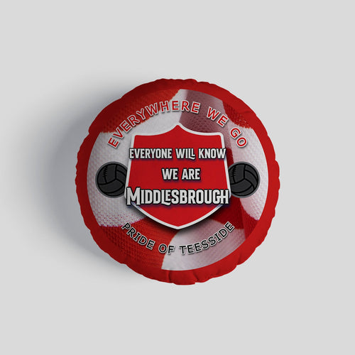 Middlesbrough Everywhere - Football Legends - Circle Cushion 14"