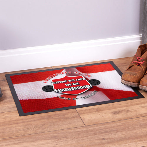 Middlesbrough Everywhere - Football Legends - Door Mat -60cm X 40cm