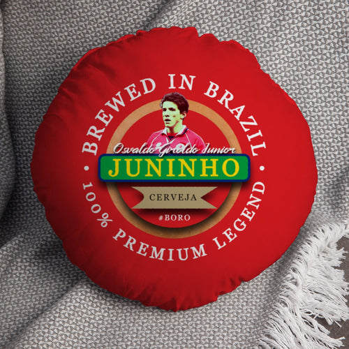 Middlesbrough Juninho - Football Legends - Circle Cushion 14"