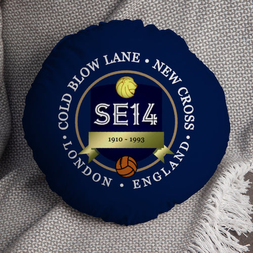 The Lions Cold Blow Lane - Football Legends - Circle Cushion 14"