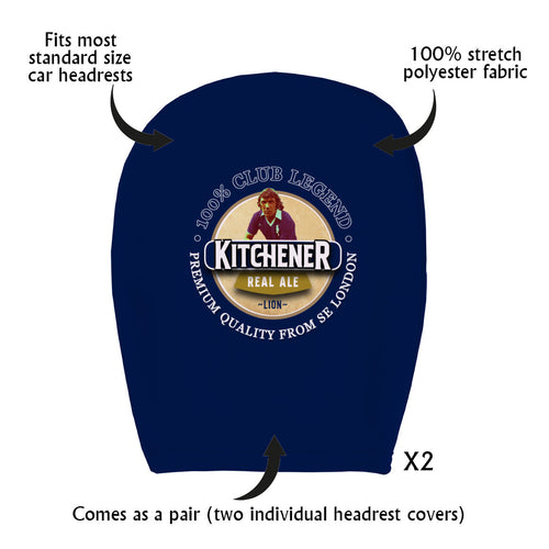 The Lions Kitchener - Football Legends - Headrest Cover