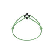Mini Black Clover Cord Bracelet