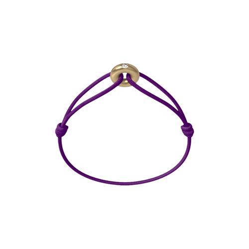 Mini Golden Soho Diamond Cord Bracelet