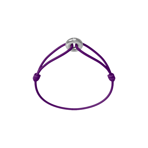 Mini Silver Soho Diamond Cord Bracelet