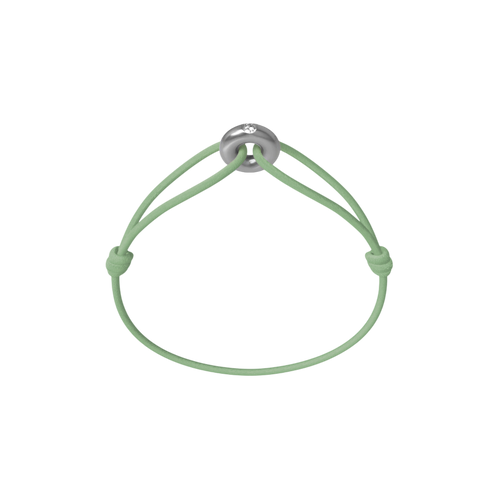 Mini Silver Soho Diamond Cord Bracelet
