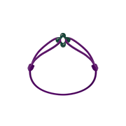 Mini Green Clover Cord Bracelet