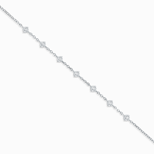 Moissanite Bracelet in Sterling Silver