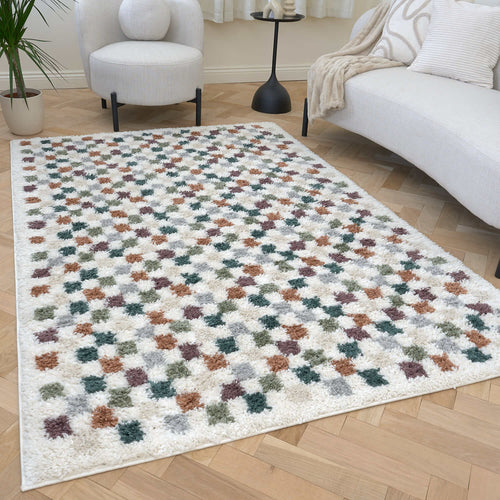 Moodi Shaggy Multicolour Pulseway Rug