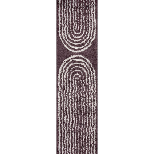 Moodi Shaggy Purple Velvetine Rug