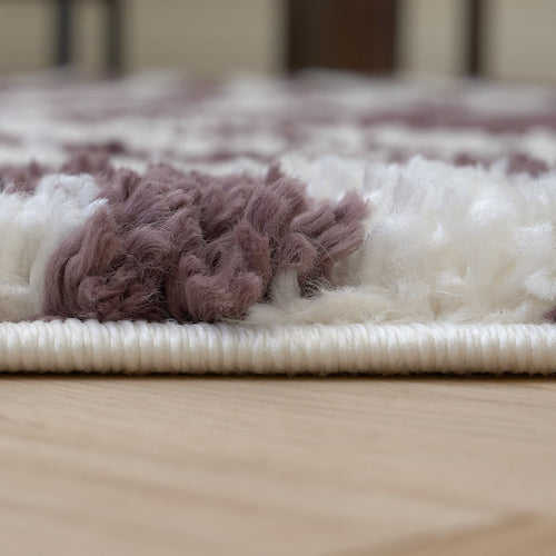 Moodi Shaggy Purple Velvetine Rug