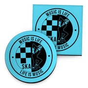 Music Is Life - Drinks Coaster - Round or Square