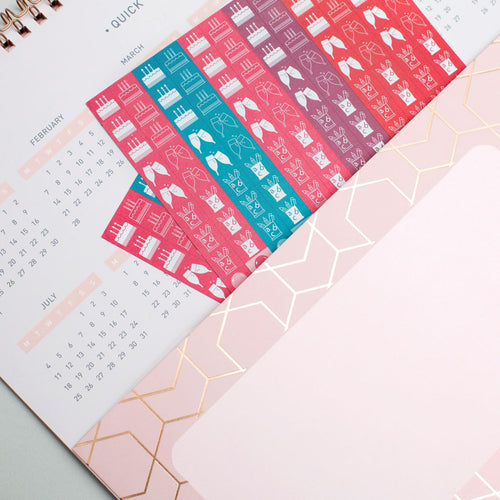Matilda Myres | 2027 Monthly Five Column Family Calendar | Month-to-View in Grey