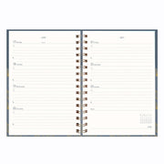 Matilda Myres | 2027 Diary - A5 Weekly Planner with Rose Gold Wiro | Week-to-View in Grey