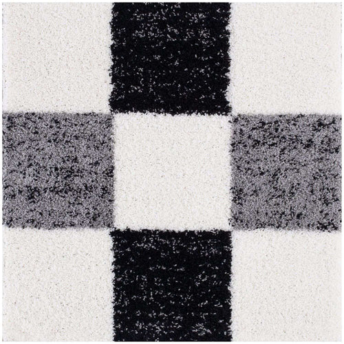 Myshaggy Geometric Grey Rug