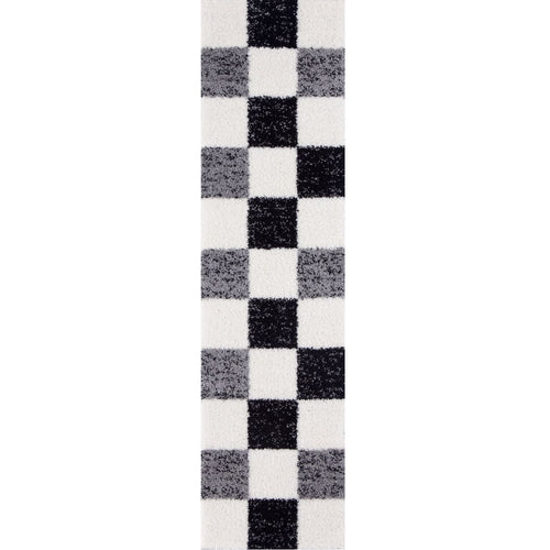 Myshaggy Geometric Grey Rug