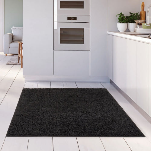 Myshaggy Solid Black Rug