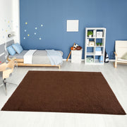 Myshaggy Solid Brown Rug