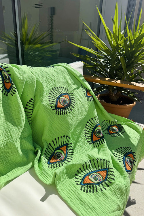NAYA Organic Cotton Peshtemal in Lime