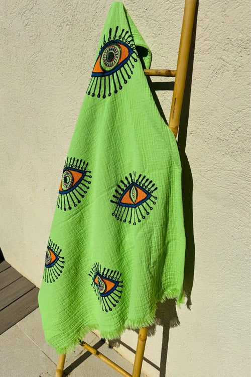 NAYA Organic Cotton Peshtemal in Lime