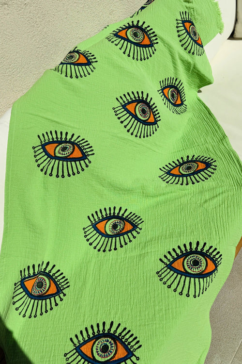 NAYA Organic Cotton Peshtemal in Lime