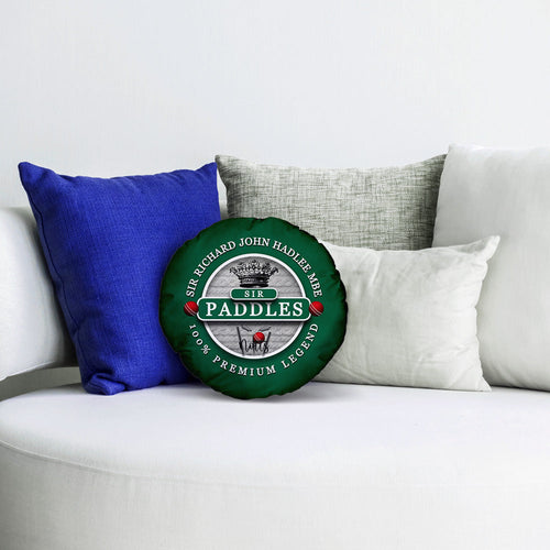 Nottinghamshire Cricket Sir  - Legend Collection - Circle Cushion 14"