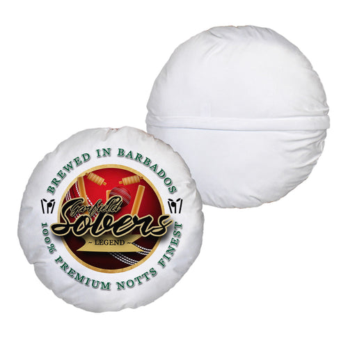 Nottinghamshire Cricket Sobers  - Legend Collection - Circle Cushion 14"