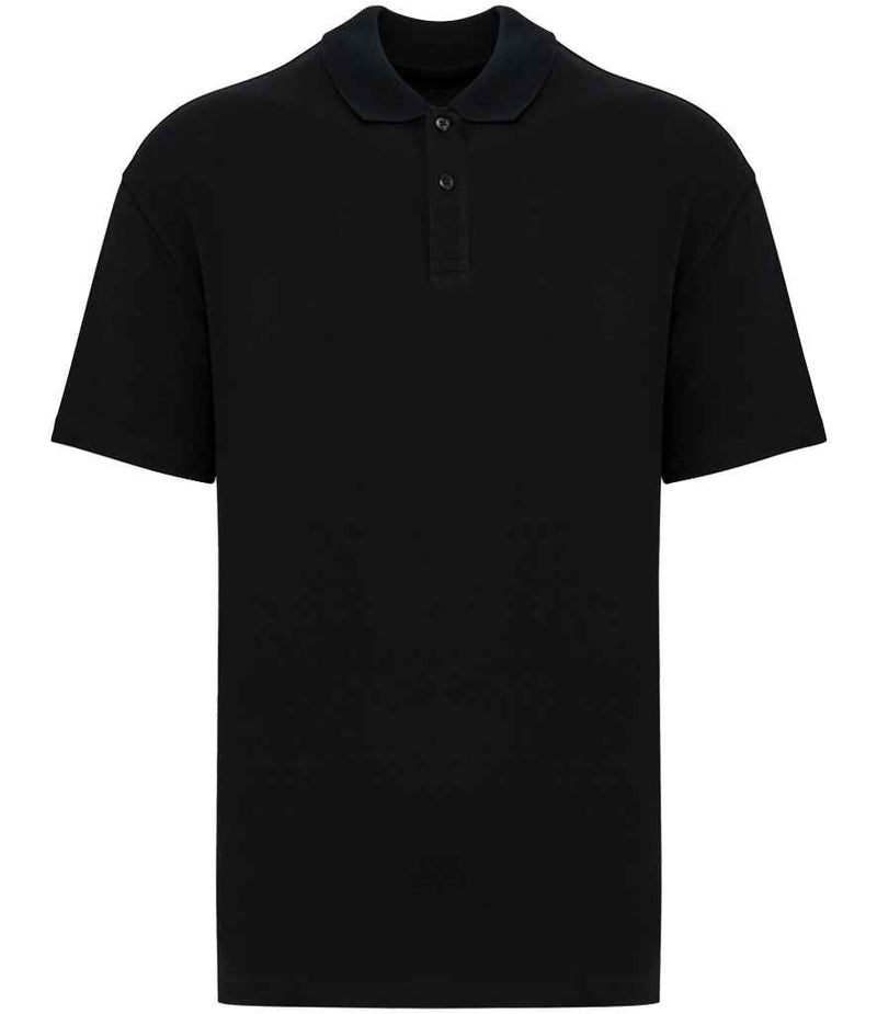 Organic Drop Shoulder Polo Shirt: Mens