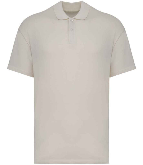 Organic Drop Shoulder Polo Shirt: Mens
