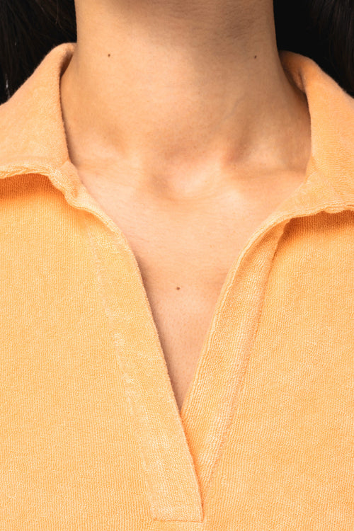 Organic Towel-feel Polo Shirt: Womens