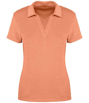 Organic Towel-feel Polo Shirt: Womens