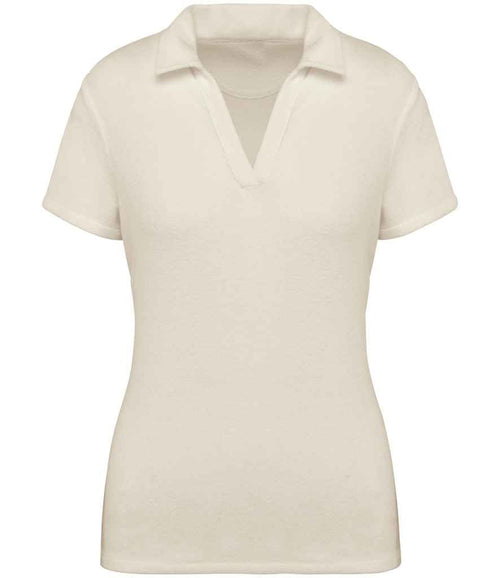 Organic Towel-feel Polo Shirt: Womens