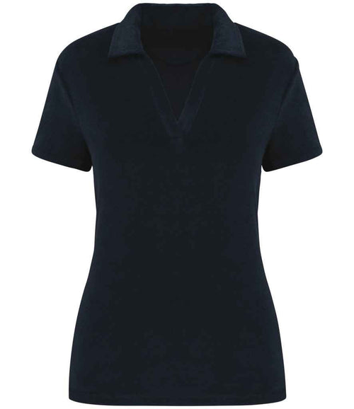Organic Towel-feel Polo Shirt: Womens