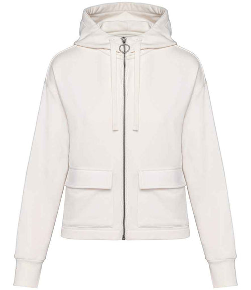 Organic Full Zip Hooded Sweatshirt: Womens