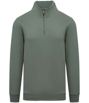 Organic Quarter Zip Sweatshirt: Mens
