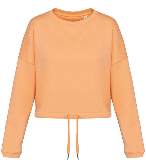 Organic Oversized Cropped Sweatshirt: Womens