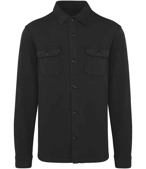 Organic Faded Overshirt: Mens