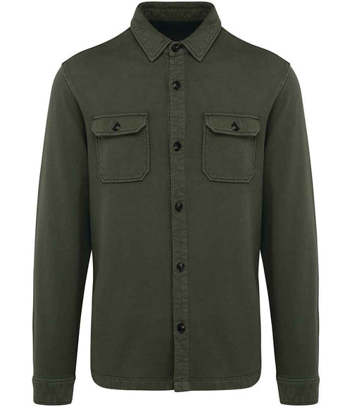 Organic Faded Overshirt: Mens