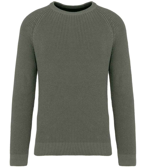 Organic & Recycled Polyester Chunky Knit Sweatshirt