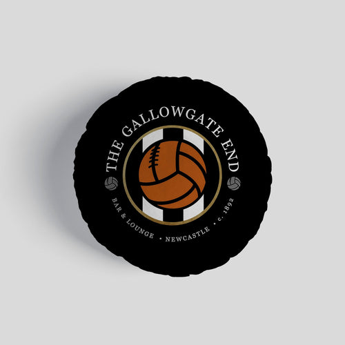Newcastle Gallowgate - Football Legends - Circle Cushion 14"