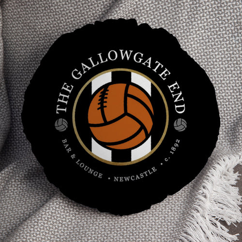 Newcastle Gallowgate - Football Legends - Circle Cushion 14"