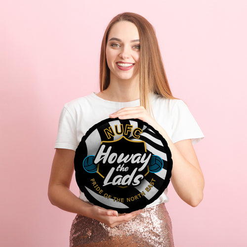 Newcastle Howay - Football Legends - Circle Cushion 14"
