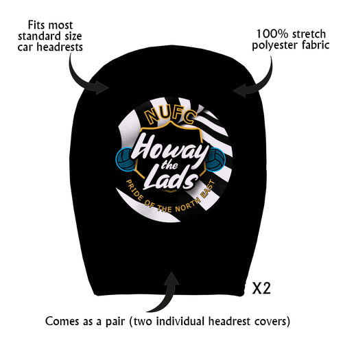 Newcastle Howay - Football Legends - Headrest Cover