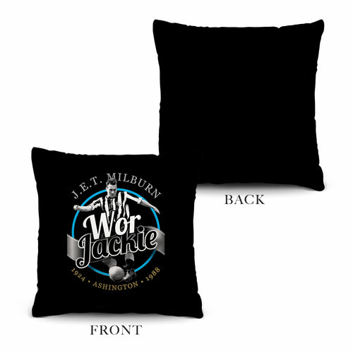 Newcastle Jackie Milburn_PRINT300 10inch Cushion - Cushion - 10"