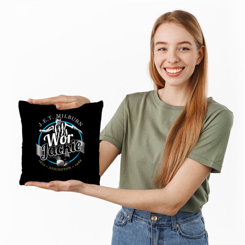 Newcastle Jackie Milburn_PRINT300 10inch Cushion - Cushion - 10"