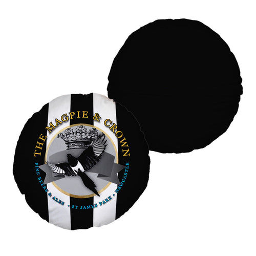 Newcastle Magpie - Football Legends - Circle Cushion 14"