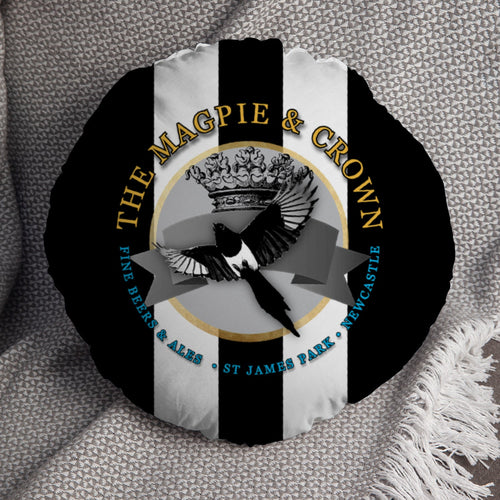 Newcastle Magpie - Football Legends - Circle Cushion 14"