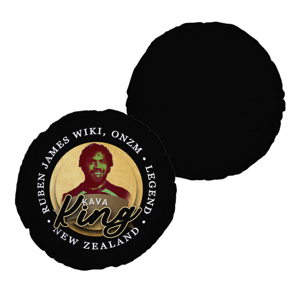 New Zealand Rugby League King  - Legend Collection - Circle Cushion 14"