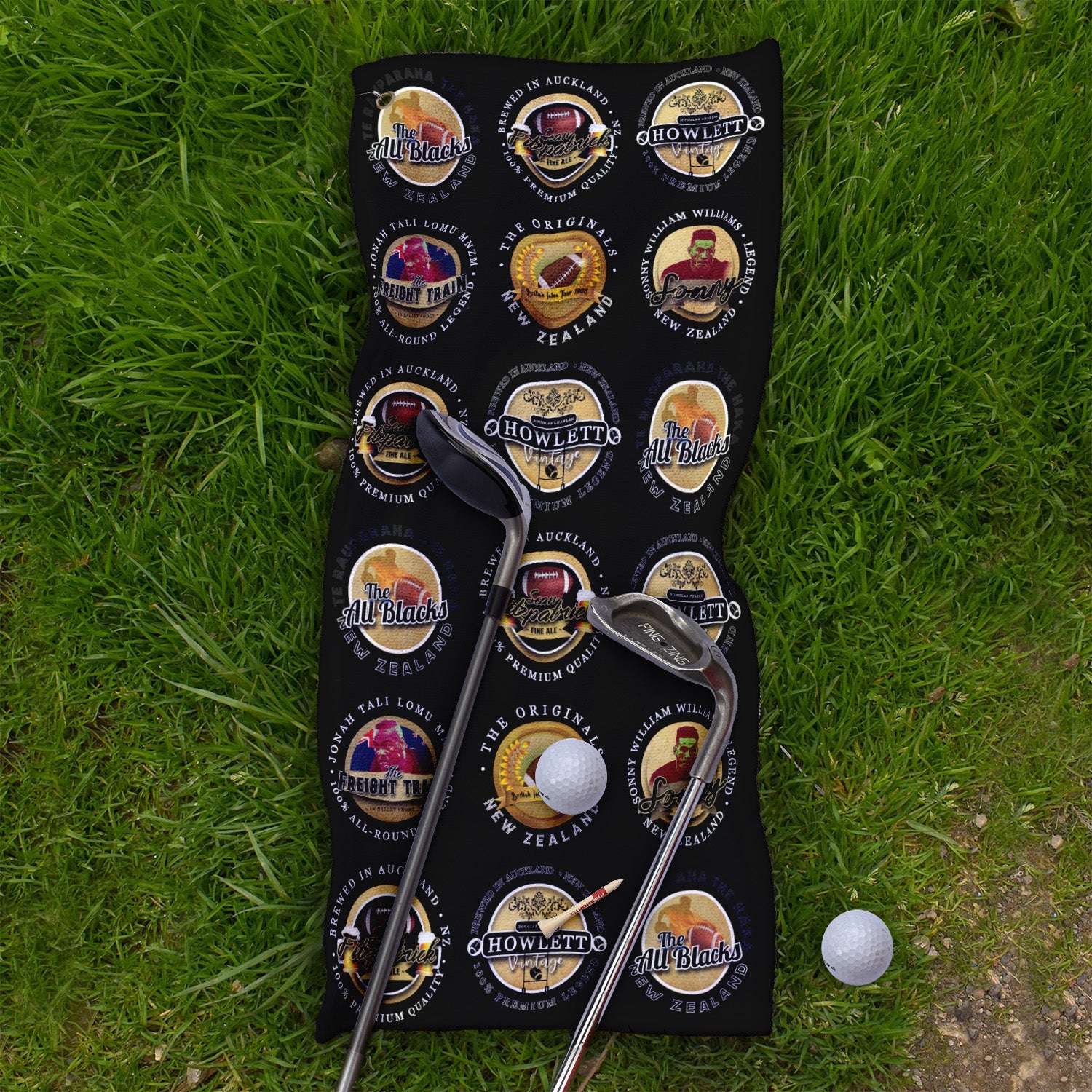 New Zealand Rugby Union - Legend Collection  - Golf Towel
